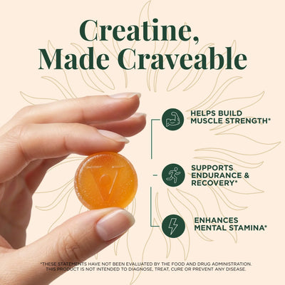 Gomitas de Creatina · Trío Tropical · 75 Gomitas