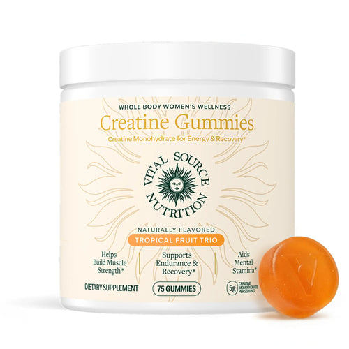 Gomitas de Creatina · Trío Tropical · 75 Gomitas