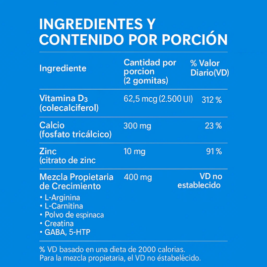 EternalRems® Crecimiento Óseo Natural